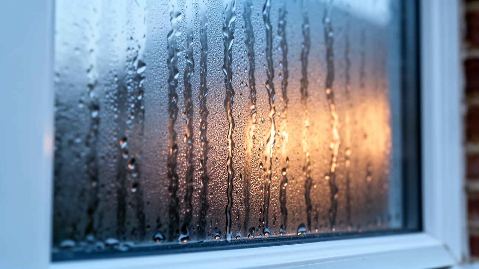 Misty double glazing with condensation between the panes - repaired by ClearPane Windows in Essex